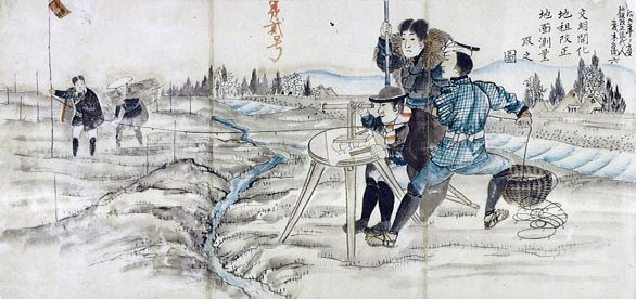 Image of Japanese Surveyors at work